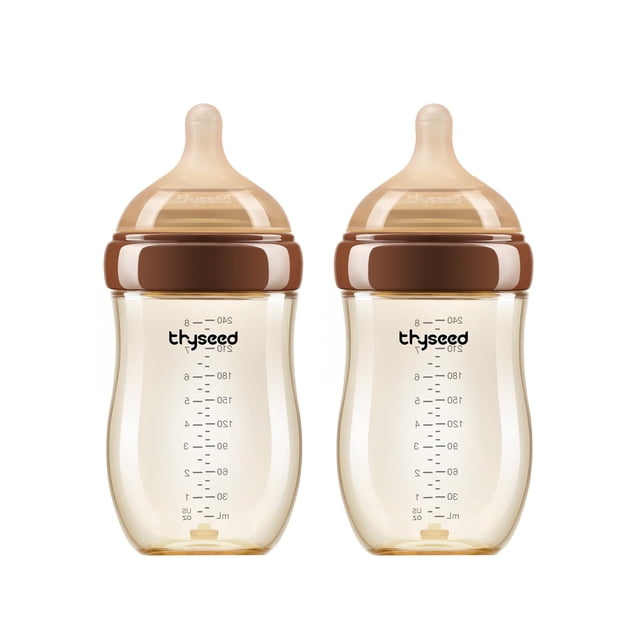 Biberón Thyseed PPSU Anticólicos 240 ml, paquete de 2