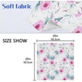 thumbnail image 5 of Coolnut Set of 1 Peony Wildflowers Satin Napkin Square 20 Inches Table Napkins Soft Smooth Decorative Napkins for Wedding Banquet Party Decoration, 5 of 6
