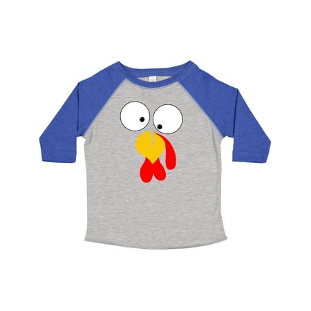 

Inktastic Thanksgiving Goofy Turkey Face Gift Toddler Boy or Toddler Girl T-Shirt