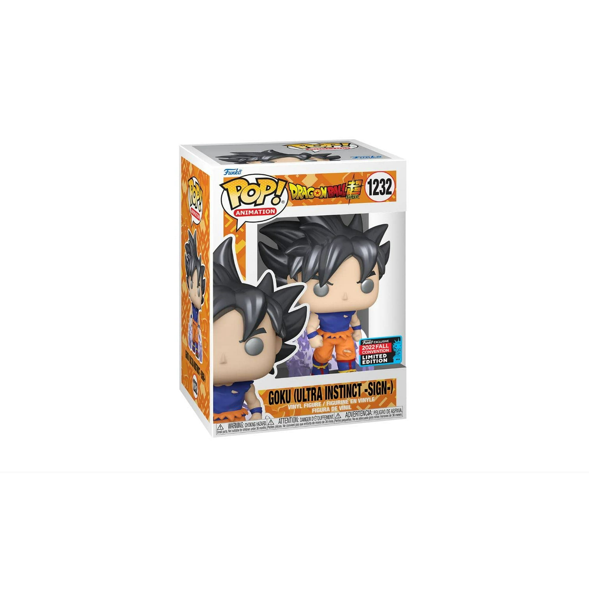 Funko Pop Animation Dragon Ball Super Goku Ultra Instinct Sign 2022 Fall Convention Exclusive Figure 1232