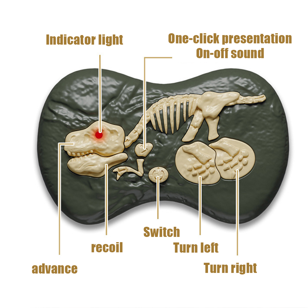Esaierr Toddler Baby Toys Remote Control Dinosaur Toys for Kids Dinosaur Imitates Toys Electric Mini Simulation Sound Light Dragon Dinosaurs Toys for 3-6Y
