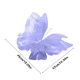 thumbnail image 3 of Large 3D Butterfly Decorations, 19.3inx16.5in Gradient Silk | Gradient Silk Butterflies for Fairy First Birthday Baby Shower Wedding Party, Layered Wings Create Dimensional Decor (Hot Pink), 3 of 7
