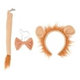 thumbnail image 3 of Animal Lion Tail Ears Costume Set Pajarita Halloween Cosplay Animal Decoración Props Diadema Niños para Performance Theatre año Nuevo Juego de rol Yuyangstore Orejas de cola de disfraz, 3 of 8