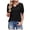 Black, variant on Womens Summer Tops Trendy Notch V Neck T Shirts Cute Lace Short Sleeve Tunics Casual Blou (Dark Green, XXL)