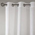thumbnail image 4 of Madison Park Hayden Tissu Polyester Rayé Tissé pour Fenêtre Beige/blanc, 4 of 7