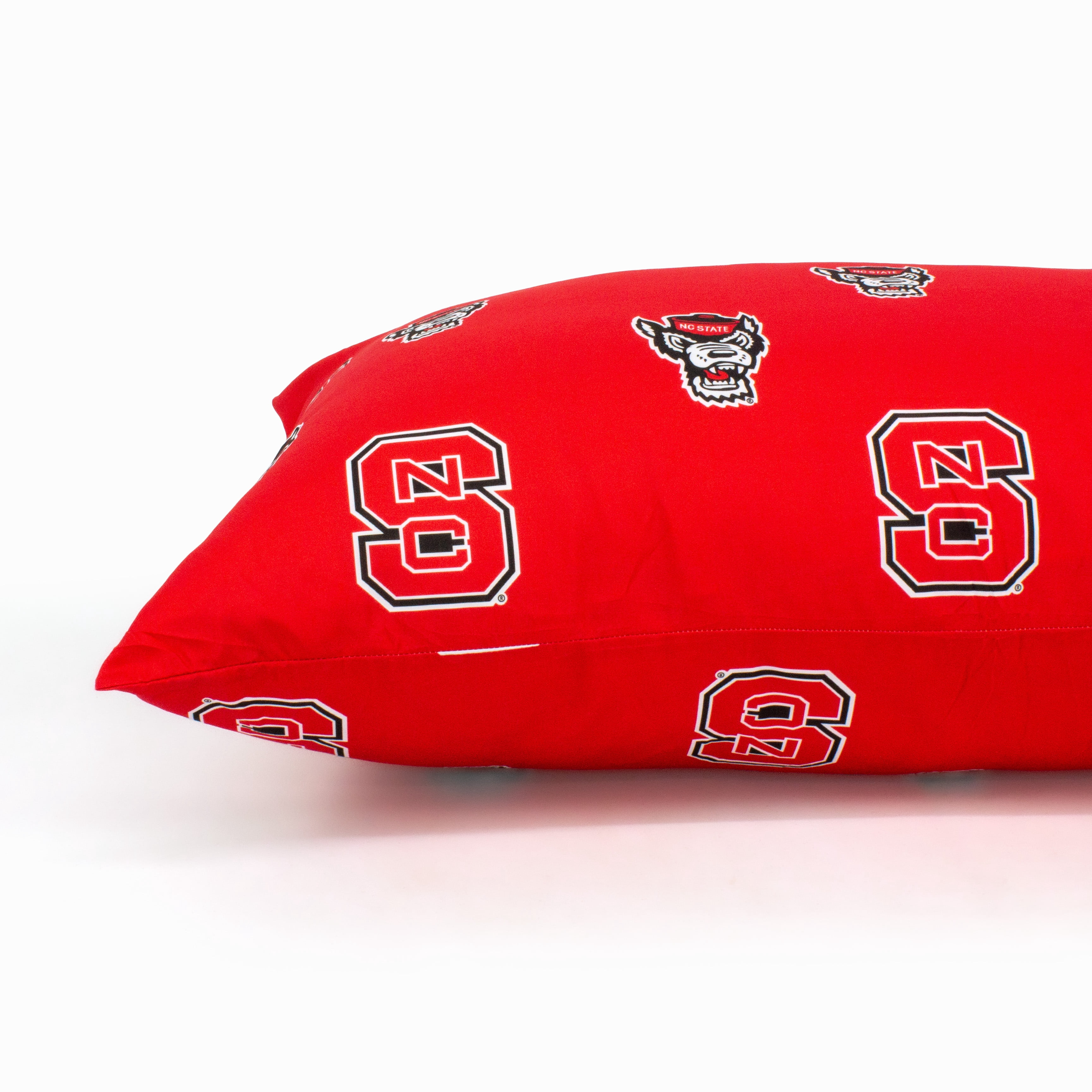 North Carolina State Wolfpack Pillowcase Pair, King, 20" x 40" (2 King Pillowcases)