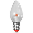 thumbnail image 2 of Feit Electric BPC7-R-LEDG2-2 0.25W E12 C7 LED Non-Dimmable Night Light Bulbs, Red - 2 Count, 2 of 2