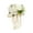 White, variant on PPKVUFD Wedding Bouquets for Bride Bridesmaid 8 Inch White Artificial Roses Flowers Bridal Bouquets for Bride Wedding Marriage Proposal Party Church Decoration