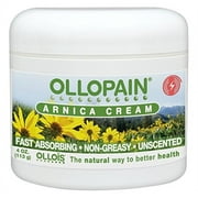 Ollopain Arnica Cream Ollois Homeopathics 4 oz Cream