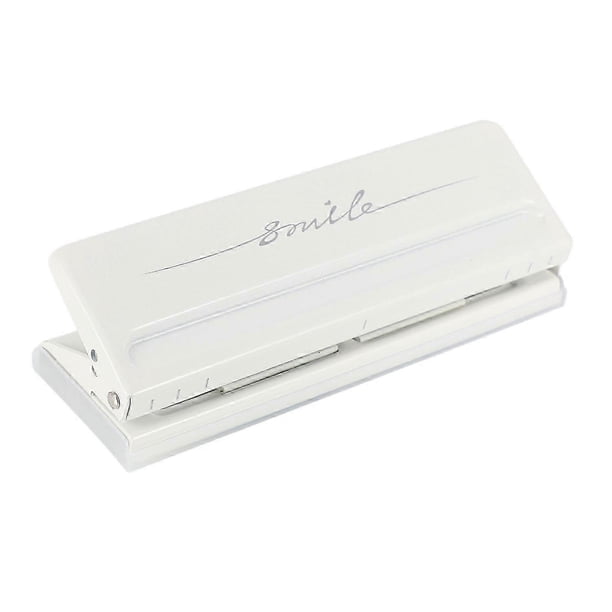 3-Hole Paper Punch Handheld Metal Hole Puncher for A5 B5 A6 A7 3/6/9 Holes for Notebook Scrapbook