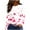 Hot Pink, variant on TKLPEHG Valentines Day T Shirts for Women Casual Round Neck Long Sleeve Heart Print Graphic Tee Comfy Pullover (Hot Pink,XXXL)