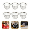 thumbnail image 3 of teapot infuser insert, Tea Strainer, Home Tea Strainer, Tea Infuser, Coffee Mesh Filter6pcs Stainless Steel Tea Strainer Tea Infuser Stainless Steel Tea Pot Accessories, 3 of 8