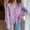 Purple, variant on Elvqul Womens Sweater Knit Shirts Trendy Pink Sweater for Women Long Sleeve