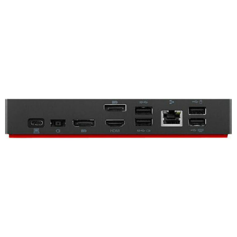 sort liner Optøjer Lenovo ThinkPad Universal USB-C Dock - Walmart.com
