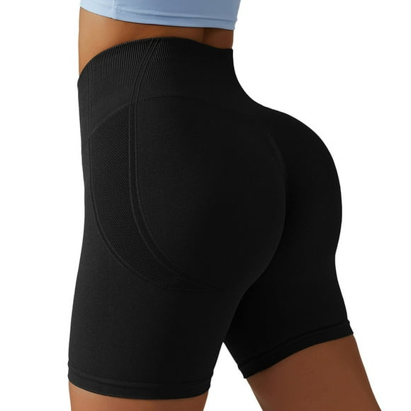Women's Fitness Yoga Shorts High Waist Soft Spandex Riding Shorts Women's Dance Volleyball Hip Lift Shorts
