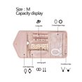 thumbnail image 4 of Roll Foldable Jewelry Case Travel Jewelry Organizer Portable for Journey Earrings Rings Diamond Necklaces Brooches Storage Bag Jewelry storage pouch, 4 of 4