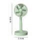 thumbnail image 3 of Ventilador, ventilador de techo, ventilador de escritorio, ventilador portátil, ventilador de carga telescópico plegable vertical, minimalista, mini ventilador de escritorio portátil, ventilador de do, 3 of 7