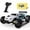 White, variant on Tecnock RC Cars for Kids, 1:18 Scale 20 km/h 2WD Offroad Buggy, 2.4GHz Remote Control Car with USB-C Easy Charging & 50 Mins Playtime