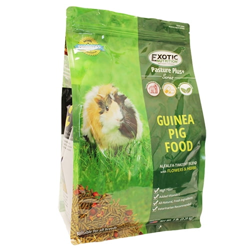 Exotic Nutrition Pasture Plus+ Adult Guinea Pig Food 5 lb. Walmart