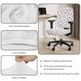 thumbnail image 4 of ZUXONGSY Butterfly Office Chair Cover Set of 2 Piece Swivel Chair Protective Slipcover Universal Desk Task Chair Chair Covers Standard Size Suitable for Computer Chairs Office Chairs, 4 of 7