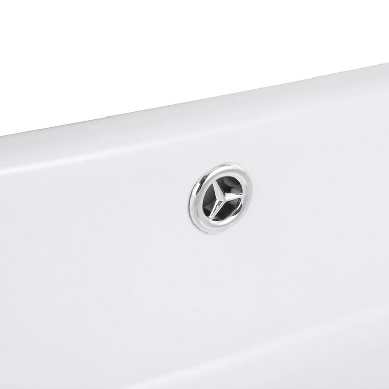 Aquatica Metamorfosi-SD-Wht Metamorfosi Sink Drain W. White Ceramic Cover