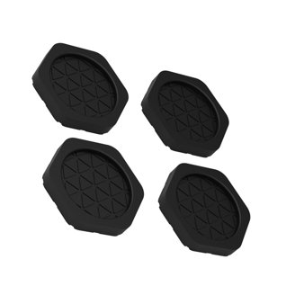 4-Pack Washing Machine Anti-Vibration Pads - Heavy Duty Shock Absorbing  Washer/Dryer Feet - Universal Anti-Slip Pads Reduce Noise & Movement (Gray) 