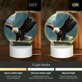 thumbnail image 3 of Pofeuu Forest River Bald Eagle Print LED Christmas Night Light Lamp Base Gift DIY 3D Clear Acrylic Blank Engrave Sheets for Room Cafe Bar Birthday Party Decoration, 3 of 9