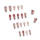 thumbnail image 2 of Juego de 24 uñas postizas de ataúd con prensa larga, puntas artificiales de bailarina para mujeres y niñas, uñas postizas acrílicas, 2 of 4