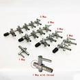 thumbnail image 2 of Stainless Steel Aquarium Tank Air Pump Air Flow Splitter Air Flow Tube Pipe Line Control Valve Switch Valve, 2 of 8