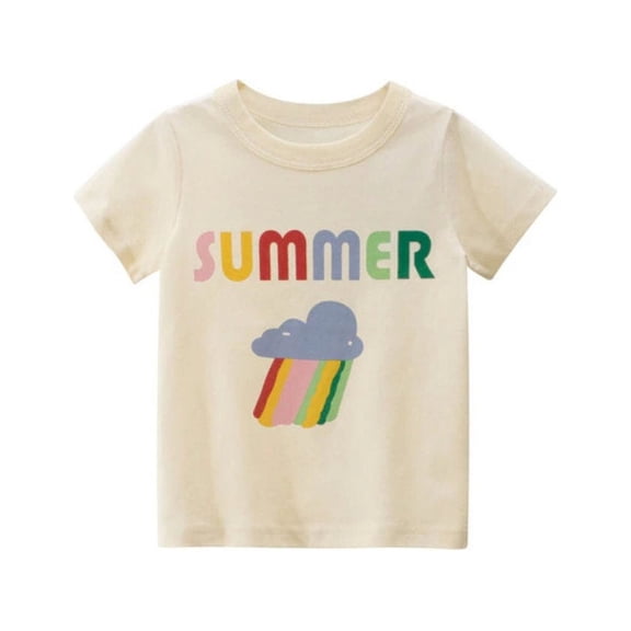 2-8T Neutral 100% Soft Cotton T Shirts.