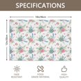 thumbnail image 3 of Placemat, Pioneer Flower Floral Print Pattern Place Mats Table Mat Set Of 2, PVC Washable Placemats for Party Kitchen Dining Decoration, 18x12 Inch, Fade Resistant, 3 of 6