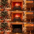 thumbnail image 6 of Gymax 26 Inches Infrared Quartz Electric Fireplace Log Heater with Realistic Pinewood, 6 of 10