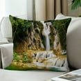 thumbnail image 3 of LALILO Throw Pillow Covers Waterfall Asia Beautiful Fall Forest Cushion Cover 18" x 18", 2 Pack, 3 of 6