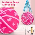thumbnail image 5 of Basketballs Size 5 for Girls, with A Storage Bag, Durable Soft Touch Rubber 27.5inches Basketball for Youth Kids Skills Practicing Outdoor Back to School Birthday Gifts, 5 of 7