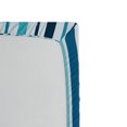 thumbnail image 2 of Ambesonne Nautical Fitted Sheet, Striped Pastel Toned, Full Size, Sky and Dark Blue, 2 of 2