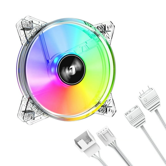 RGB 4Pin 3Pin Computer Cooling Cooler Fan ARGB PWM Radiator for Desktop PC CPU