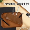 thumbnail image 2 of Unique Bargains Pen Case Portable Stationery Bag Zipper Case Brown, 2 of 6