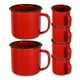 thumbnail image 1 of 6 PCS Taza de esmalte Té Taza de bebida Estilo Vintage Taza de esmalte Taza de beber, 1 of 5