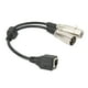thumbnail image 3 of Cable Adaptador De Transmisión De Señal De Audio De Rojo De 25cm, Cable Adaptador De Conector Macho Hembra RJ45 A XLR, 3 of 7