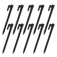 thumbnail image 1 of WEUVEB 10Ud Estacas Plásticas Negras Para Tienda Con Ancla Antiviento En Playa Y Excursiones, 1 of 8