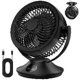 thumbnail image 2 of Ventilador de escritorio PISLIOU de 1200 mAh, recargable, 6 velocidades, inclinación 360°, 2 of 3
