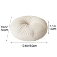 thumbnail image 3 of Corduroy Round Floor Cushion, Soft Solid Color Non Slip Pouf Pad, Pressure Relief Thick Support Seat Mat, Pilling Resistant Easy Clean Design for Living Room Bedroom Yoga Meditation Ki*ds Room Use, 3 of 6