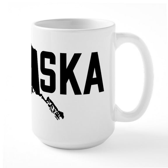CafePress - Alaska - 15 oz Ceramic Large White Novelty Mug
