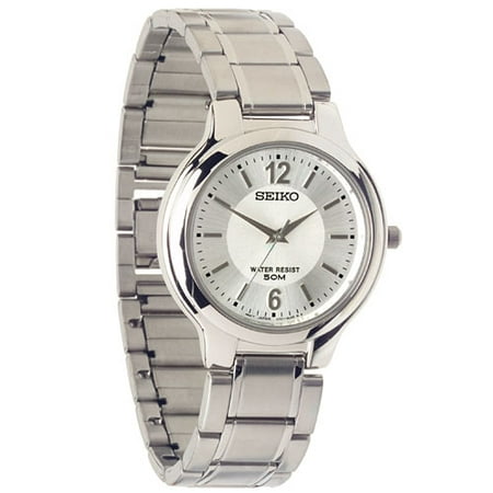 Seiko Men's Round Silver Dial Watch