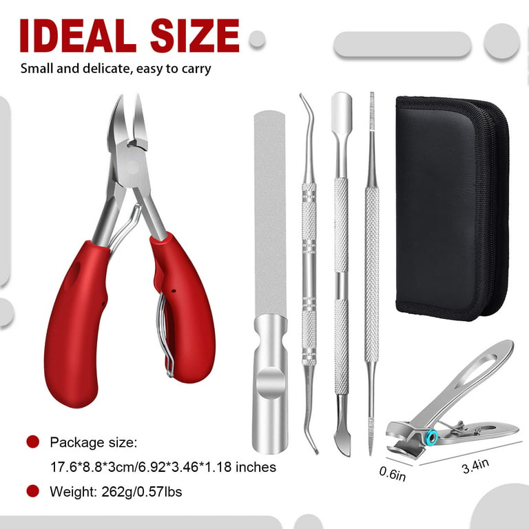 Thick Toenail Trimmer Clipper Stainless Steel Professional Nail Pliers  Ingrown Toenail Clippers Wide Jaw Nail Clippers Manicure Correction Tools  Foot Care For Men Women (red) - Temu Australia