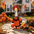 thumbnail image 6 of AZXY Halloween Goose Outfit, Fits 23" Porch Goose Statue, Goose Clothing & Goose Cloth, Gothic Goose Clothes Dress for Cement Plastic Lawn Goose, Outdoor Halloween Decor for Porch Yard Lawn Garden, 6 of 8