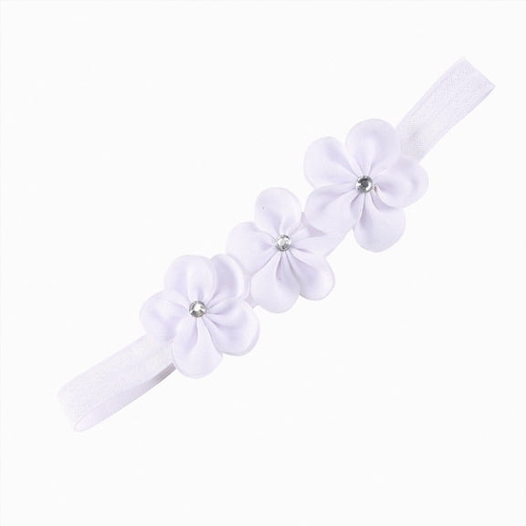 Cdudpw Baby Girl Headbands and Bows for Newborn Infant Toddler Nylon Hairbands Hair Accessories(Light Gray,0-24 Months)