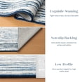 thumbnail image 2 of Phantoscope 5'x7' Washable Indoor Area Rug Classic Printed Carpet Non-Slip Thin Low-Pile Rug for Living Room Bedroom Office, Blue, 2 of 9