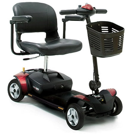 Go-Go Elite Traveler 4-Wheel Travel Scooter, Blue