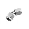 thumbnail image 2 of -04 Female to Female AN swivel coupler - 45 Degree - Clear, 2 of 4